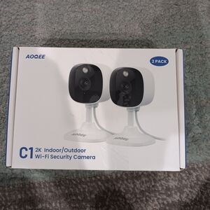 AOQEE 2K Wi-Fi Security Camera Set